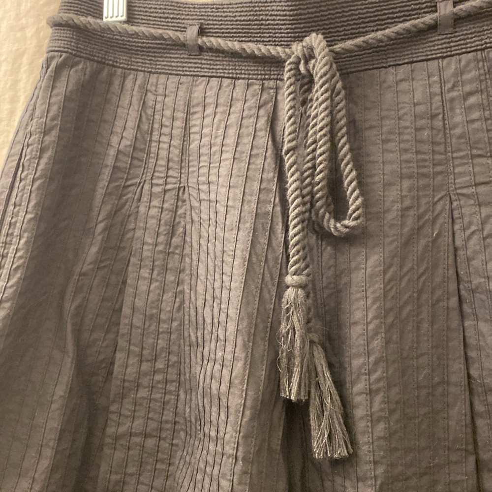 Ulla Johnson Eloisa Pintucked Cotton Poplin Wide Leg Pants Size 4 - Picture 4 of 13